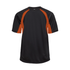 Badger Sport Hook Tee, Sizes 2XL-4XL (414400-032108), Color 'Black/Burnt Orange'